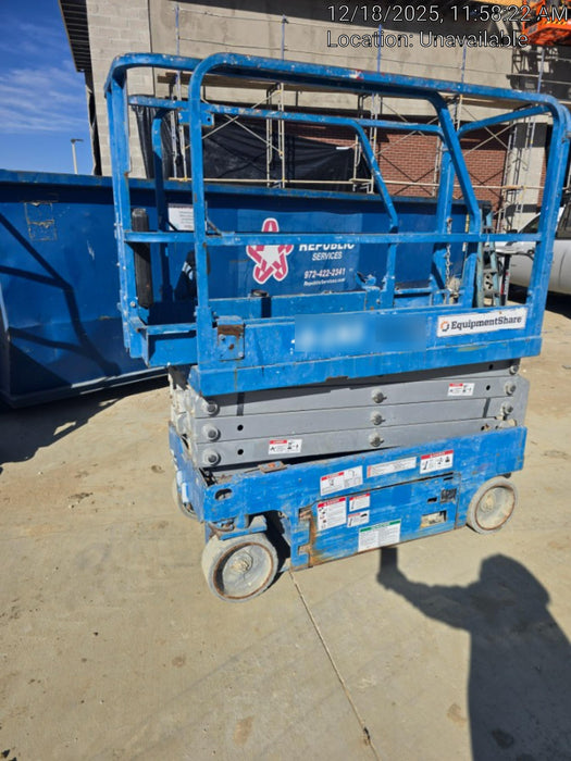 2019 Genie GS-1930 Genie GS-1930 Scissor Lift w/Standard Options