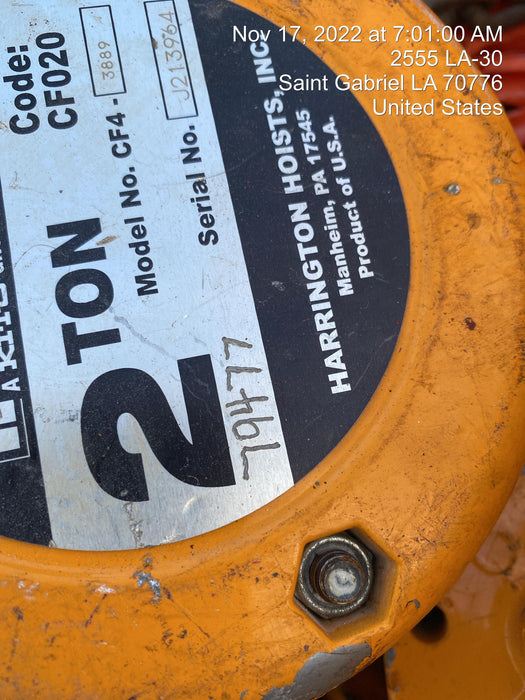 2020 HARRINGTON CF020-20