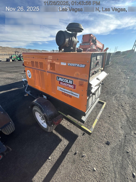 2021 Lincoln Electric Vantage 549X Ready Pak 3, ORANGE (includes trailer, cable rack, fender light kit)