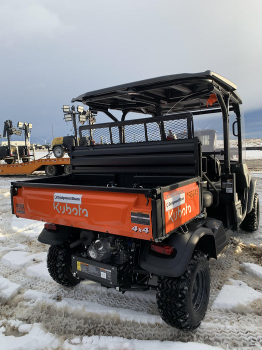 2021 Kubota RTV-X1140W-H Plastic Canopy, Windshield Acrylic Clear, LED Strobe Light, Wire Harness Kit, Back up Alarm