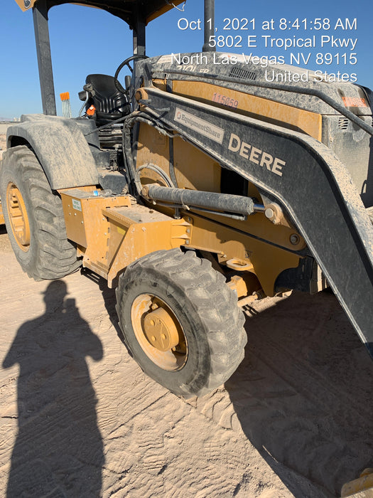 2020 John Deere 210LEP Canopy, 4WD, Second rear hydraulic cylinder, Light Package, Wheel weights