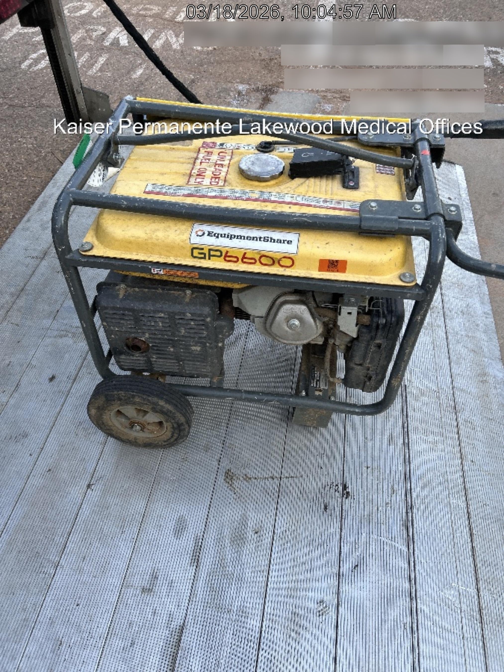 2021 WACKER NEUSON GP6600A