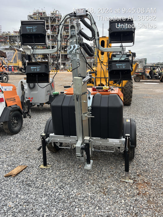 2023 Wanco WLTT-4MM4K Diesel, Deep Sea Controller, Shore Power Plug, Auto Start, (4) 350W LED Floodlights, 4kW Generator, 60 Gal Fuel Tank, 2" Ball, T3