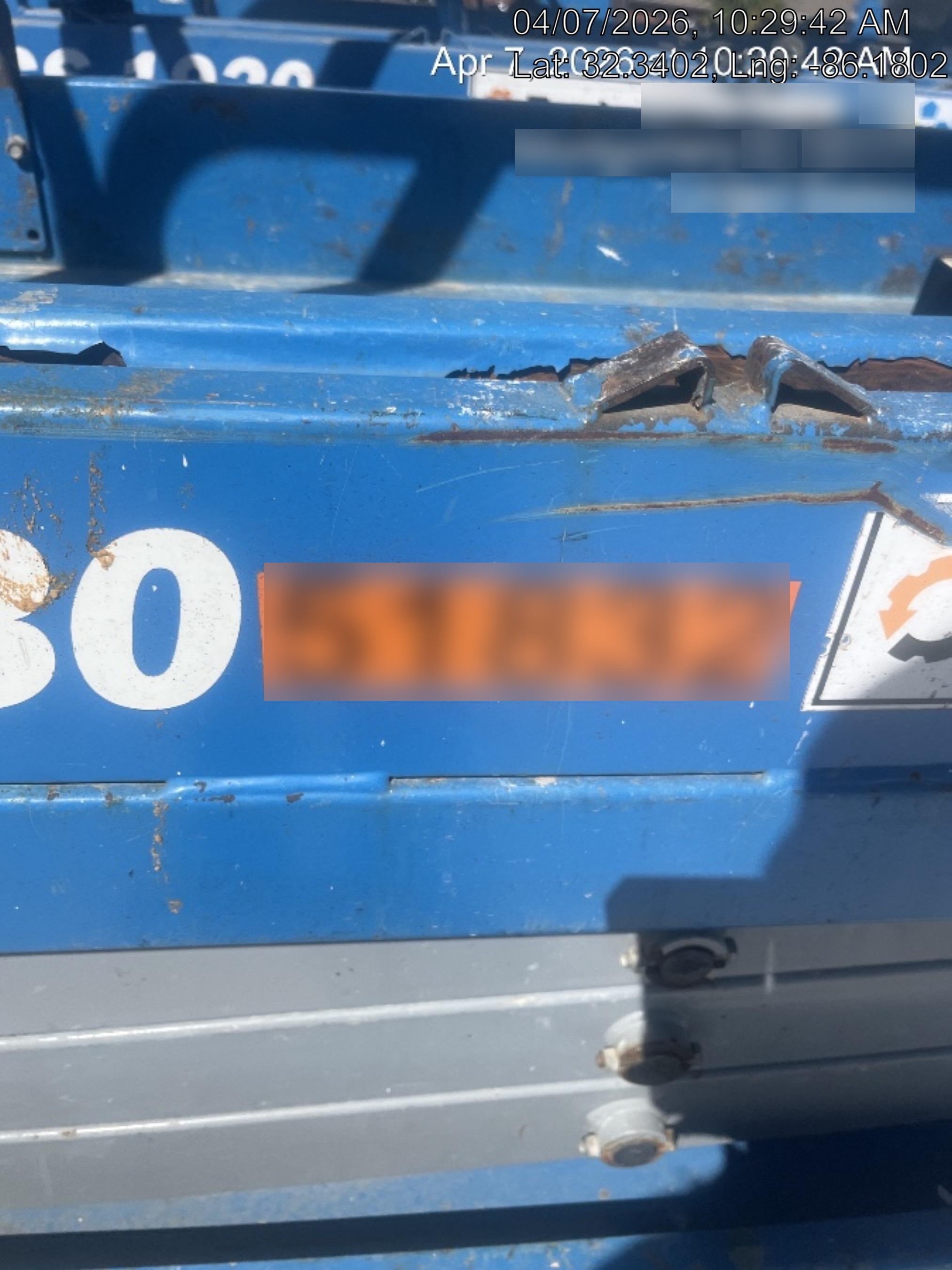 2019 Genie GS-1930 Fixed Rails with Chain Entry