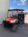 2022 Kubota RTV-X1140W-H Plastic Canopy, Windshield Acrylic Clear, LED Strobe Light, Wire Harness Kit, Back up Alarm