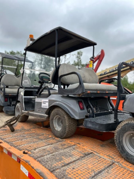 2022 Club Car CA100E Canopy, Fold down Windshield, Beacon, Back up Alarm, All-Trail Trials, HD 8 V Batteries, Trailer Hitch and Ball