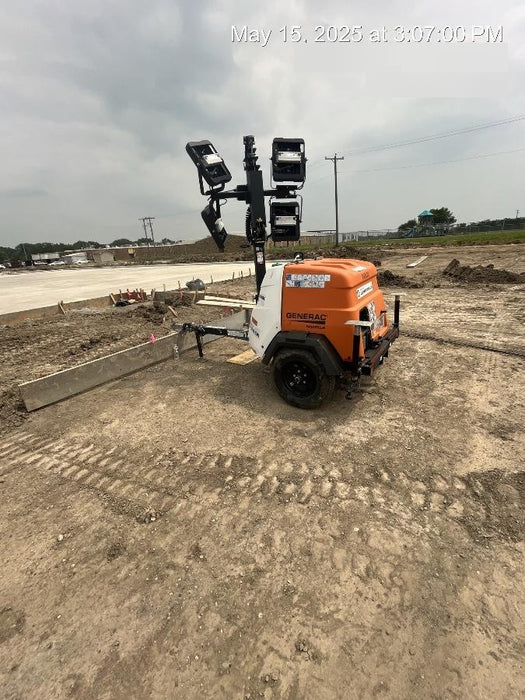 2024 Generac MLT2 Diesel, Flex Switch 120V Input, Powerzone Controller, 
(4) 320W LED Lights, 4kW Generator, 39.9 Gal Fuel Tank, 2" Ball, T3