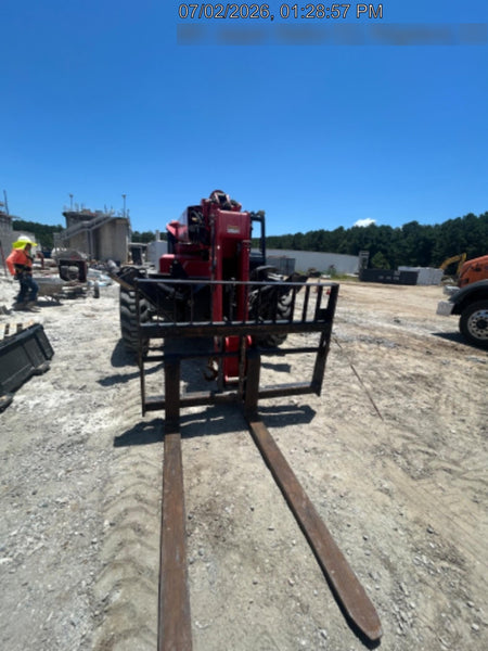 2019 Manitou MTA10055 Canopy, 120 HP, Solid Tires, Work Lights, Lift Hook, Auxiliary Hydraulics 66" Carriage and 60" Forks