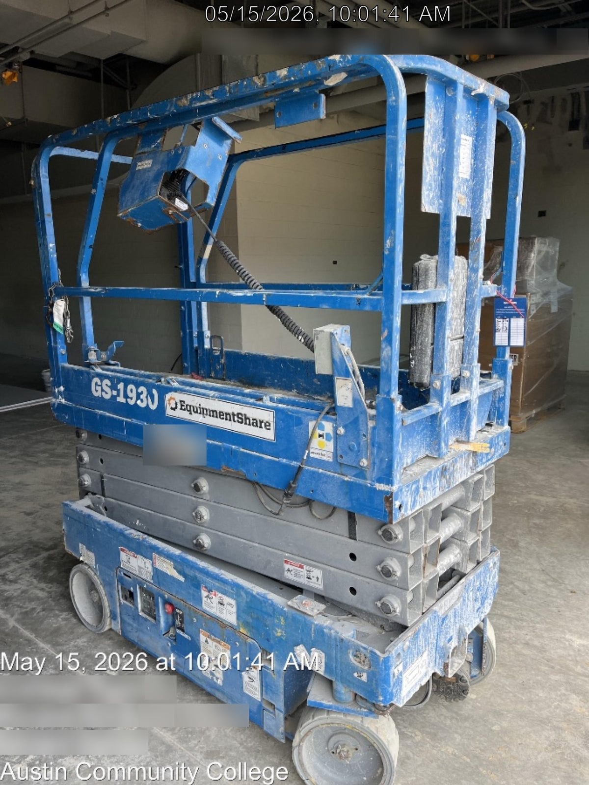2019 Genie GS-1930 Fixed Rails with Chain Entry