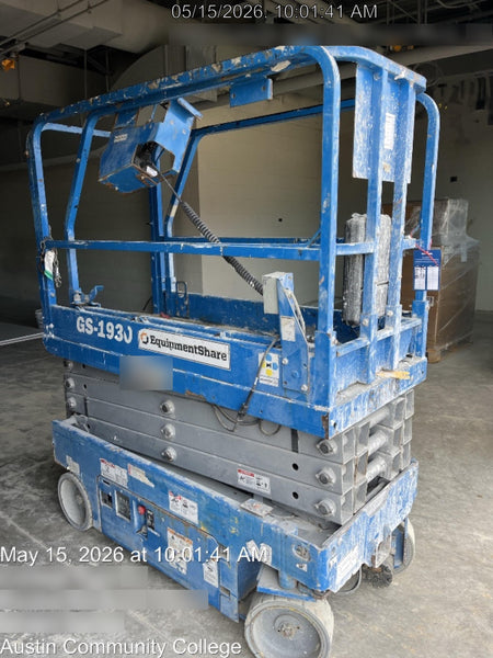 2019 Genie GS-1930 Fixed Rails with Chain Entry