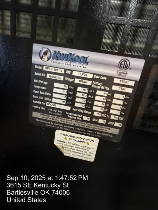 2023 KWIKOOL KPAC1811-2