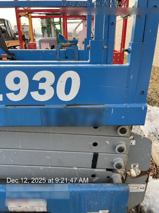 2018 Genie GS-1930 Genie GS-1930 w/Fixed Rail, Chain Entry