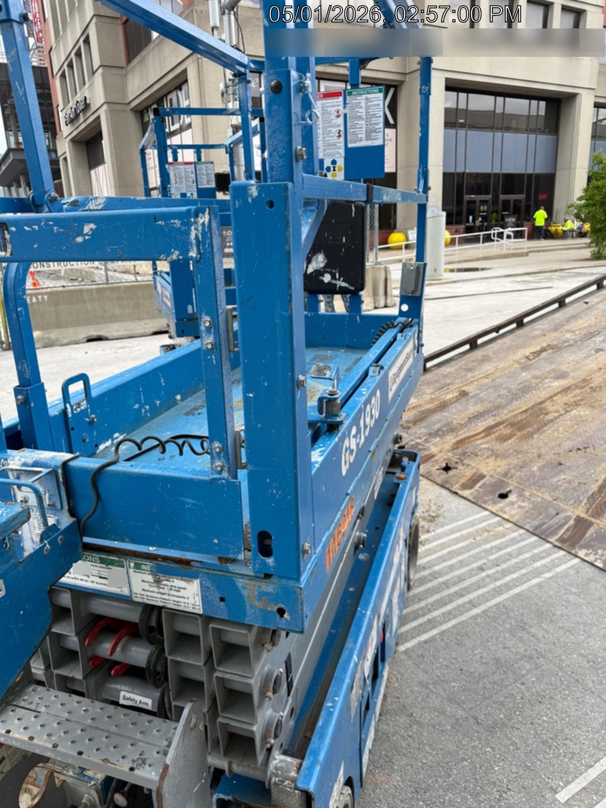 2020 Genie GS-1930 Solid Non Marking Tires, Beacon, Folding rails with half height swing gate