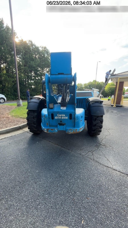 2018 Genie GTH-844 Genie GTH-844D w/Open ROPS, FF Tires, Work Light/Beacon, 60" Carriage and Forks