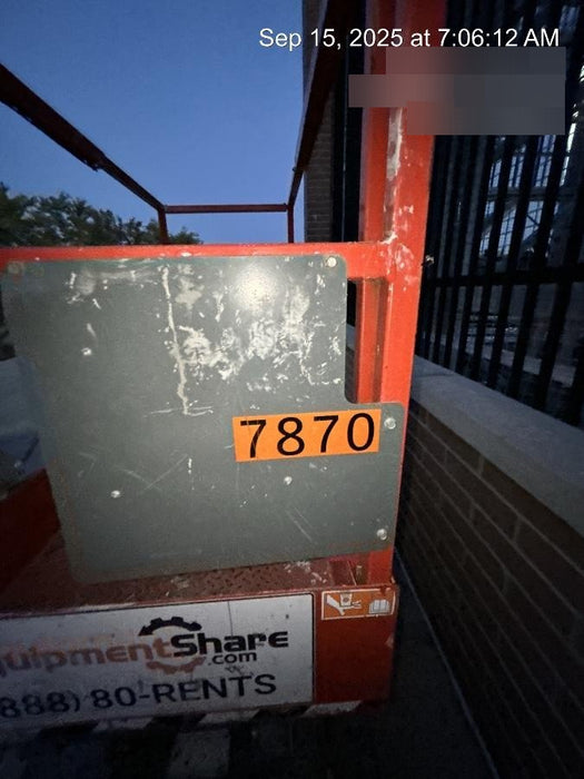 2017 Skyjack SJIII-3219 Skyjack SJIII3219 Scissor Lift w/Trojan Batteries