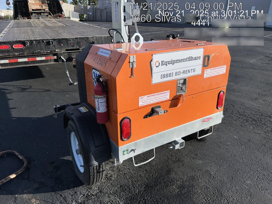 2024 Wanco WLTT-4MM4K Diesel, Deep Sea Controller, Shore Power Plug, Auto Start, (4) 350W LED Floodlights, 4kW Generator, 60 Gal Fuel Tank, 2" Ball, T3