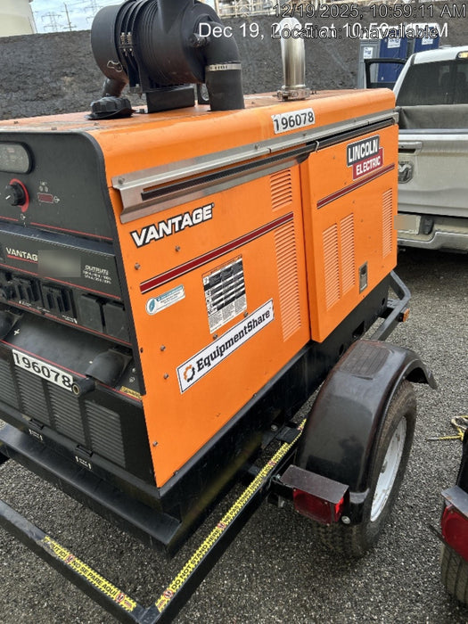 2021 Lincoln Electric Vantage 549X Ready Pak 3, ORANGE (includes trailer, cable rack, fender light kit)