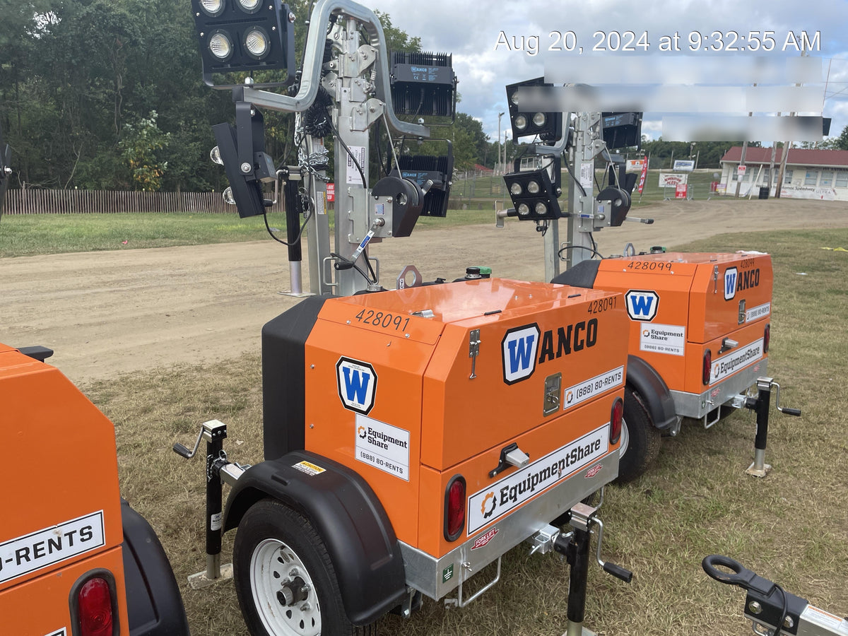 2024 Wanco WLTT-4MM4K Diesel, Deep Sea Controller, Shore Power Plug, Auto Start, (4) 350W LED Floodlights, 4kW Generator, 60 Gal Fuel Tank, 2" Ball, T3