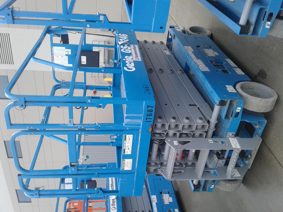 2018 Genie GS-3246 GS-3246 w/Folding rails, Full height swing gate