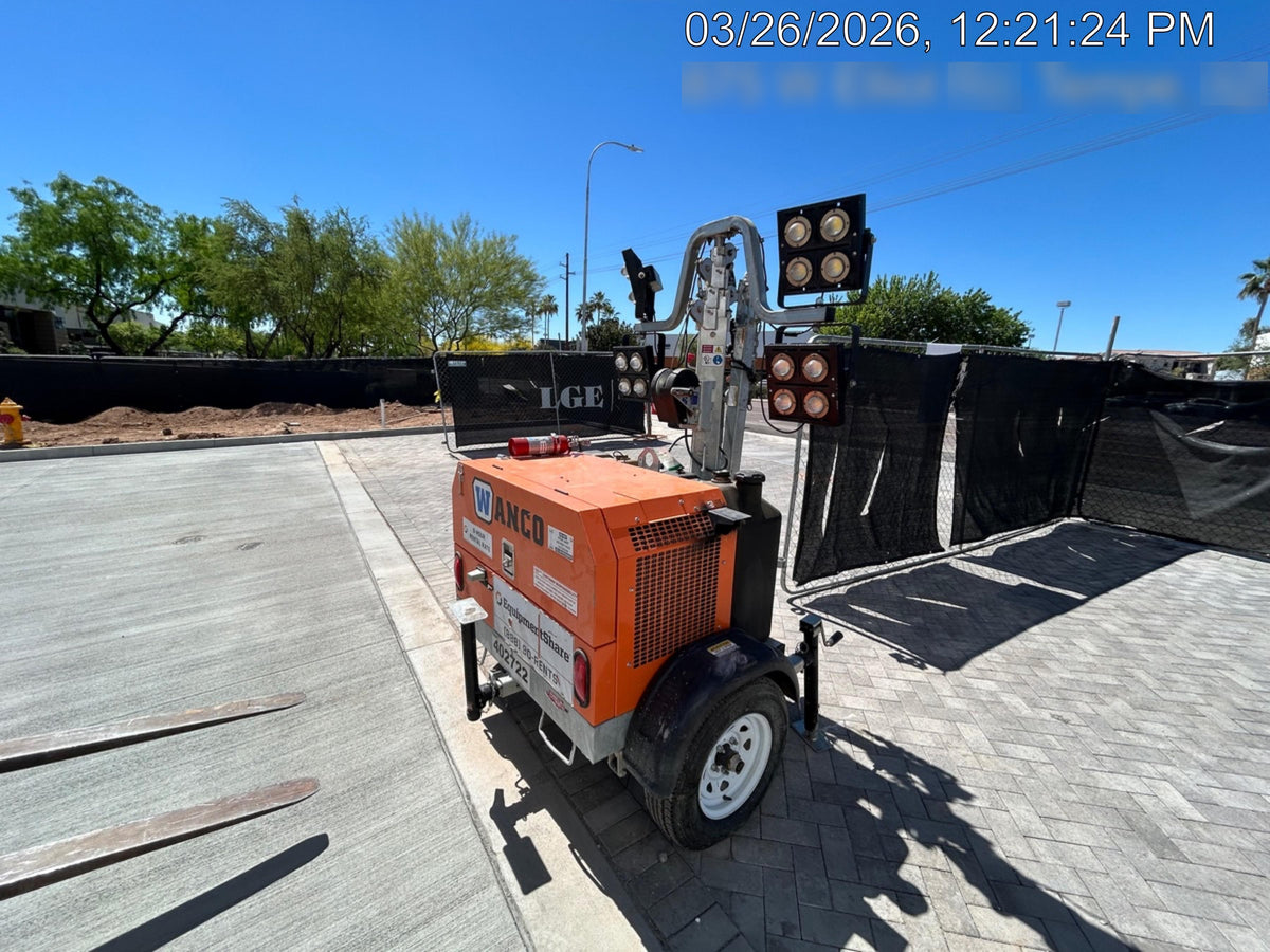 2024 Wanco WLTT-4MM4K Diesel, Deep Sea Controller, Shore Power Plug, Auto Start, (4) 350W LED Floodlights, 4kW Generator, 60 Gal Fuel Tank, 2" Ball, T3