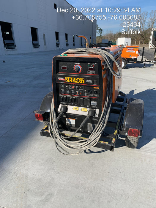 2022 Lincoln Electric LE400 Kubota V1505, Trlr, Cable Rack, Light Kit, ES Decals, T3