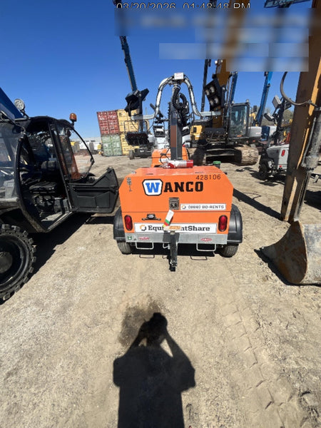 2024 Wanco WLTT-4MM4K Diesel, Deep Sea Controller, Shore Power Plug, Auto Start, (4) 350W LED Floodlights, 4kW Generator, 60 Gal Fuel Tank, 2" Ball, T3