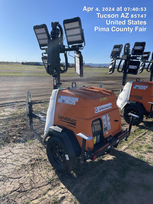 2024 Generac MLT2 Diesel, Flex Switch 120V Input, Powerzone Controller, 
(4) 320W LED Lights, 4kW Generator, 39.9 Gal Fuel Tank, 2" Ball, T3