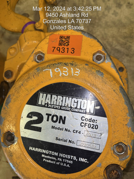 2020 HARRINGTON CF020-20