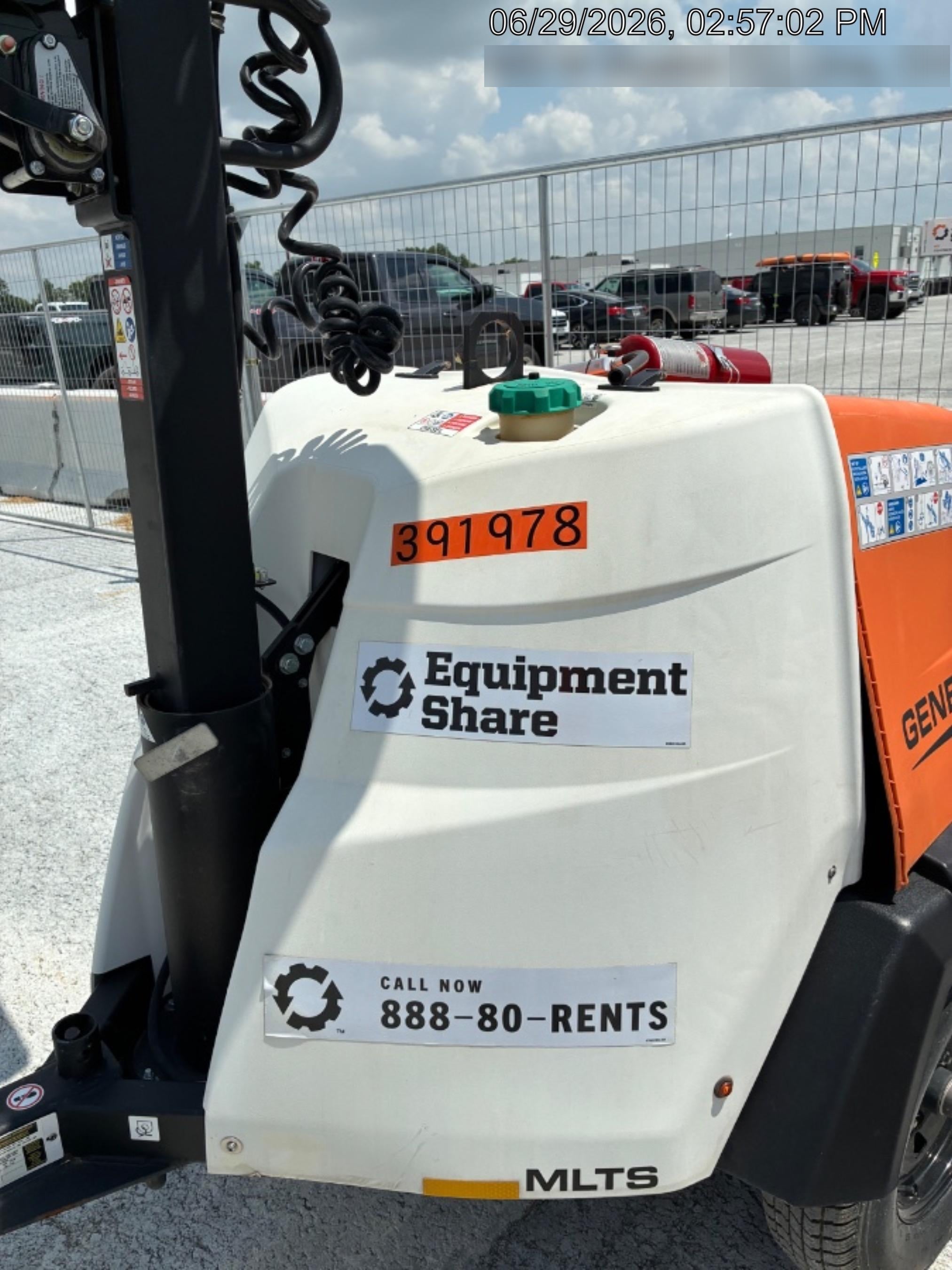 2024 Generac MLT2 Diesel, Flex Switch 120V Input, Powerzone Controller, 
(4) 320W LED Lights, 4kW Generator, 39.9 Gal Fuel Tank, 2" Ball, T3