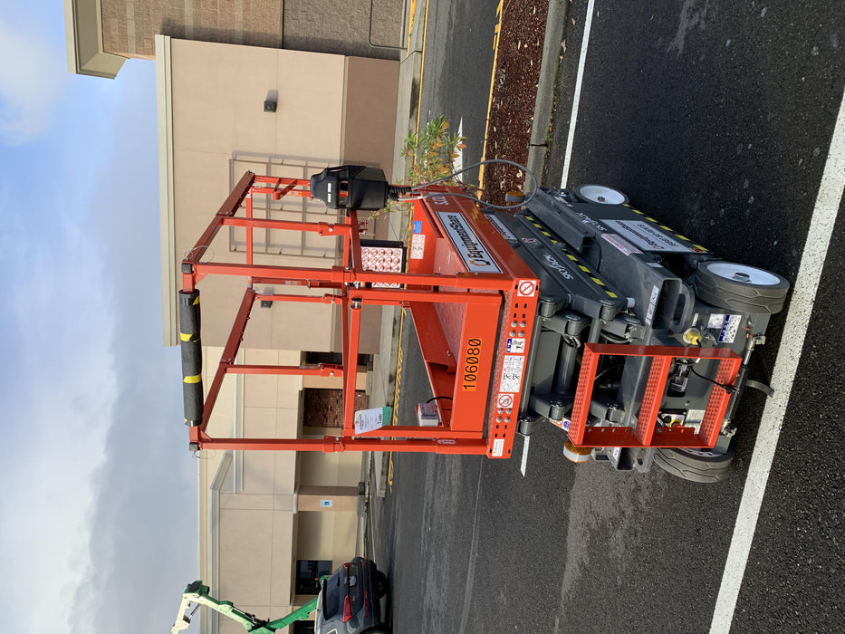 2020 Skyjack SJIII-3219 Solid NM Tires, Half height spring hinged entry gate, Dual Beacons, 800W Inverter