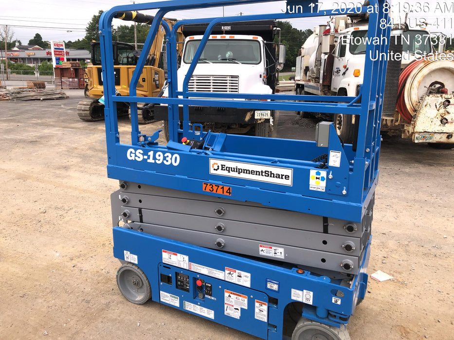 2020 Genie GS-1930 Fixed rails with chain entry gate - Pre A92.20