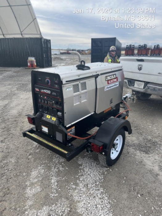 2024 Lincoln Electric LE400 Kubota V1505, Trlr, Cable Rack, Light Kit, ES Decals, T3