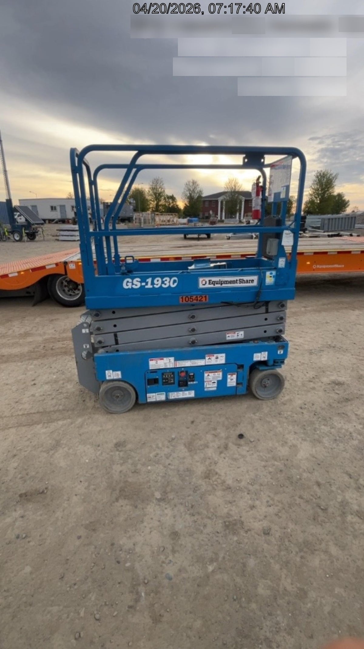 2020 Genie GS-1930 Standard Machine, 800W Inverter