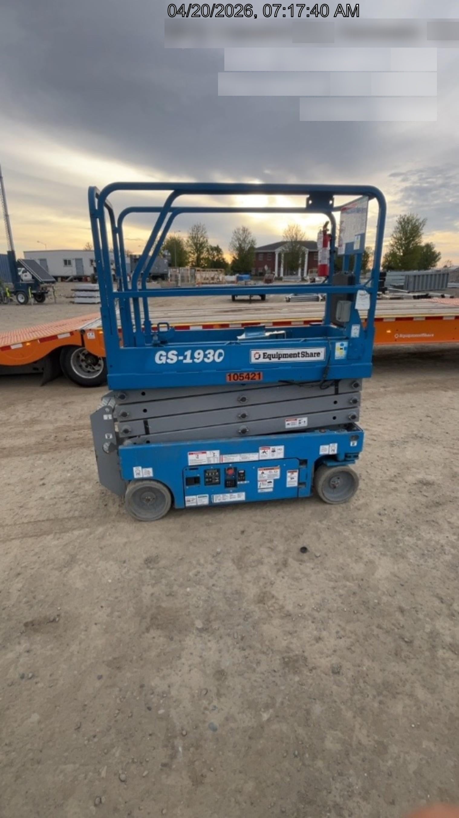 2020 Genie GS-1930 Standard Machine, 800W Inverter