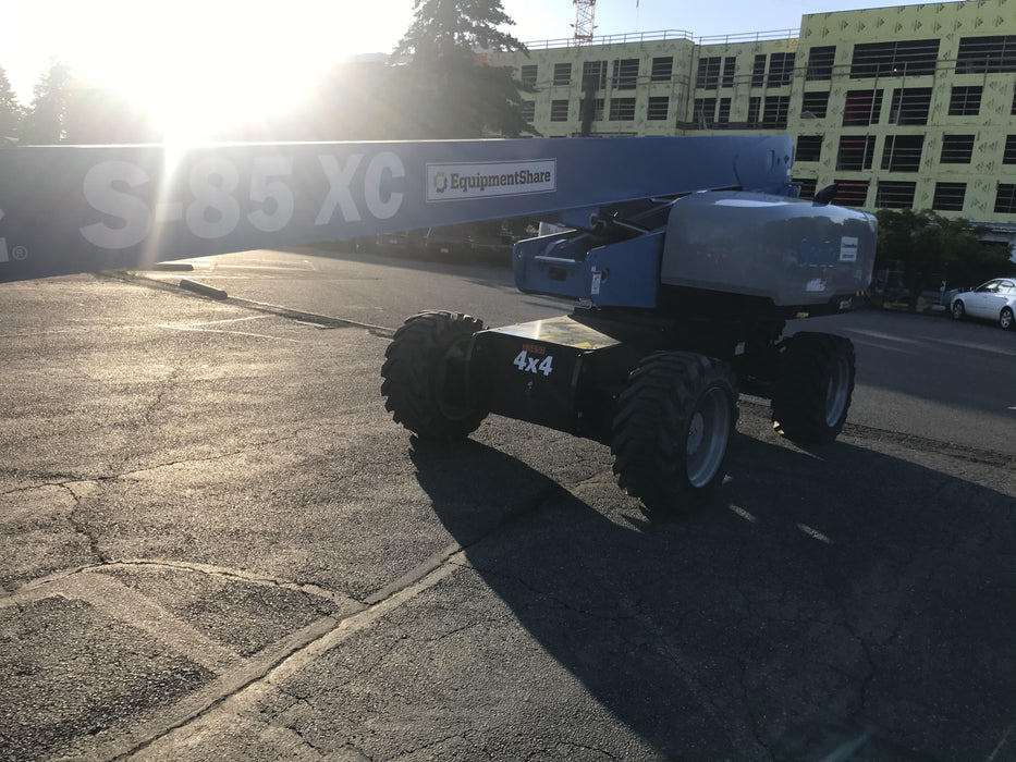 2020 Genie S-85 XC FF Tires, Beacon, 12kw Generator, Cold Weather Kit