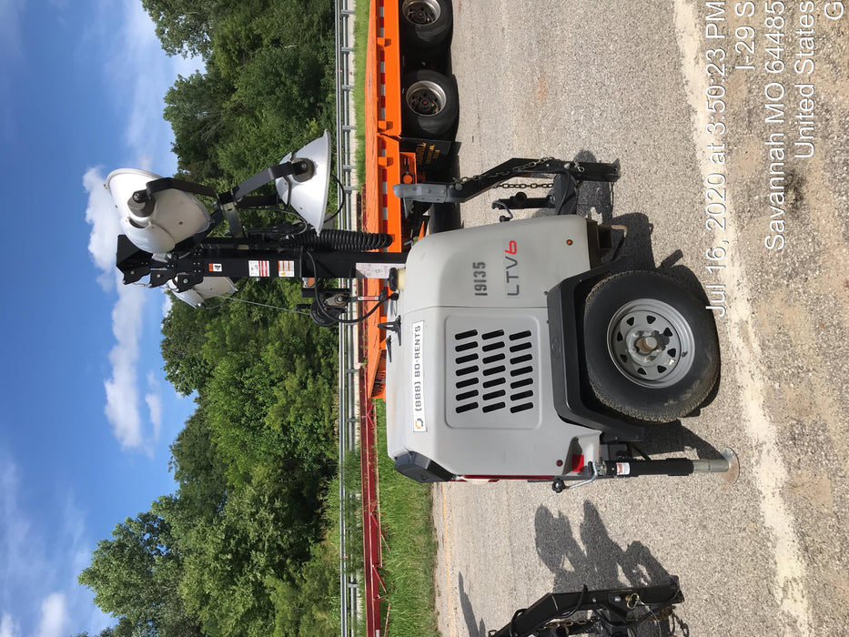 2018 Wacker Neuson LTV6L-MH Wacker Neuson LTV6L Mobile Light Tower w/Fuel Level Sensor Installed