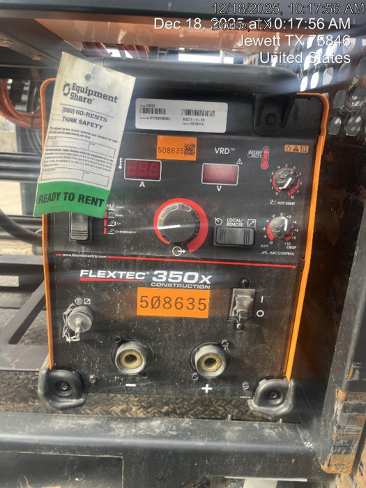 2025 LINCOLN ELECTRIC FLEXTEC 350X