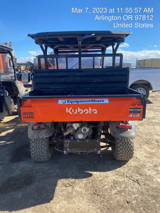 2021 Kubota RTV-X1140W-H Plastic Canopy, Windshield Acrylic Clear, LED Strobe Light, Wire Harness Kit, Back up Alarm