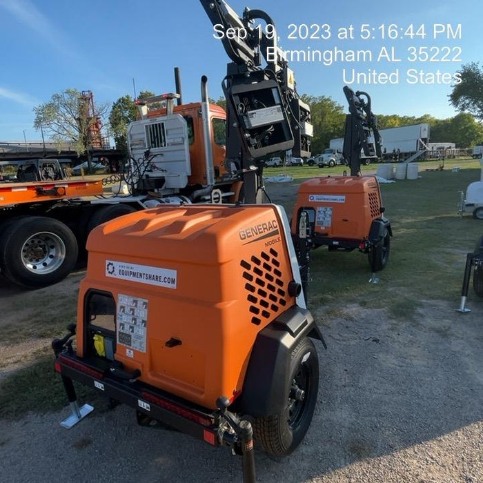2023 Generac MLT2 Diesel, Flex Switch 120V Input, Powerzone Controller, (4) 320W LED Lights, 4kW Generator, 39.9 Gal Fuel Tank, 2" Ball, T3