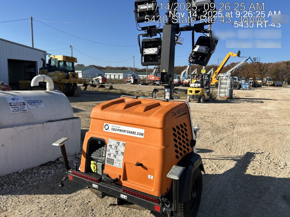 2023 Generac MLT2 Diesel, Flex Switch 120V Input, Powerzone Controller, (4) 320W LED Lights, 4kW Generator, 39.9 Gal Fuel Tank, 2" Ball, T3