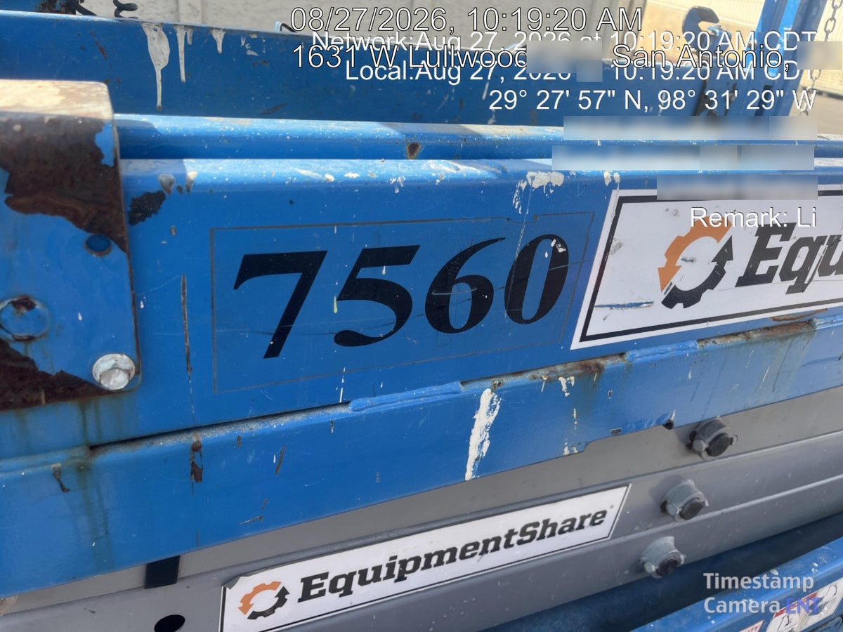 2017 Genie GS-1930 Genie GS-1930 Lift w/Fixed Rail and Chain Entry