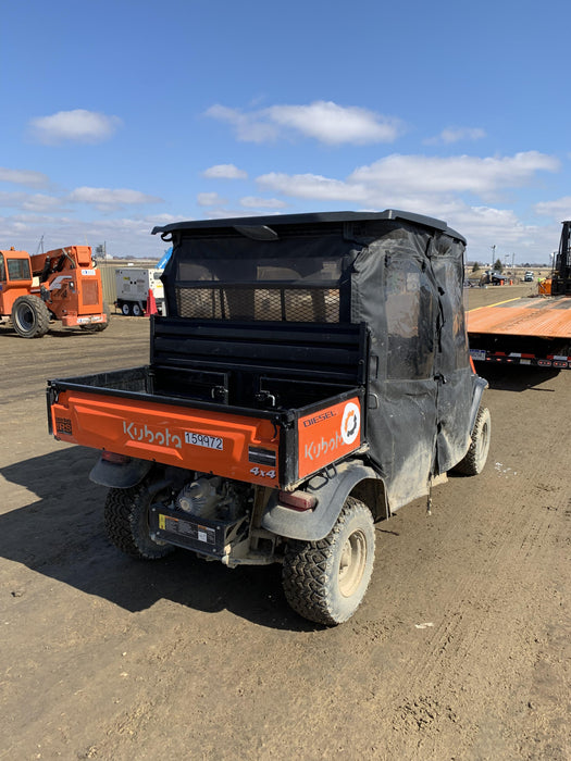 2021 Kubota RTV-X1140W-H Plastic Canopy, Windshield Acrylic Clear, LED Strobe Light, Wire Harness Kit, Back up Alarm