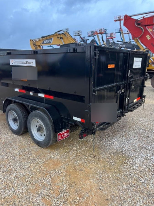 2025 TEXAS PRIDE TRAILERS 14'L x 7'W 5 Cu Yd Trunnion Hydraulic Dump