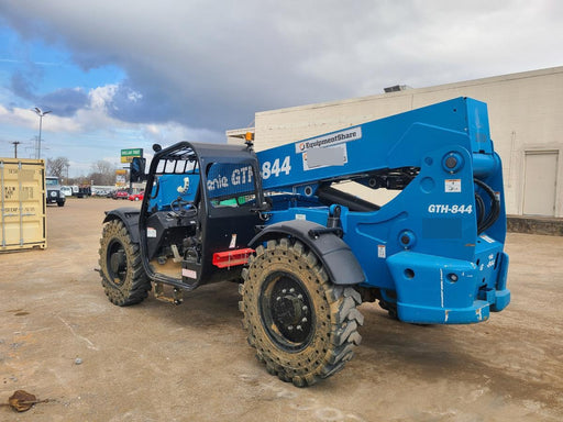 2018 Genie GTH-844 Genie GTH-844 w/Open ROPS, Solid Tires, beacon/work lights, 60" carriage/forks