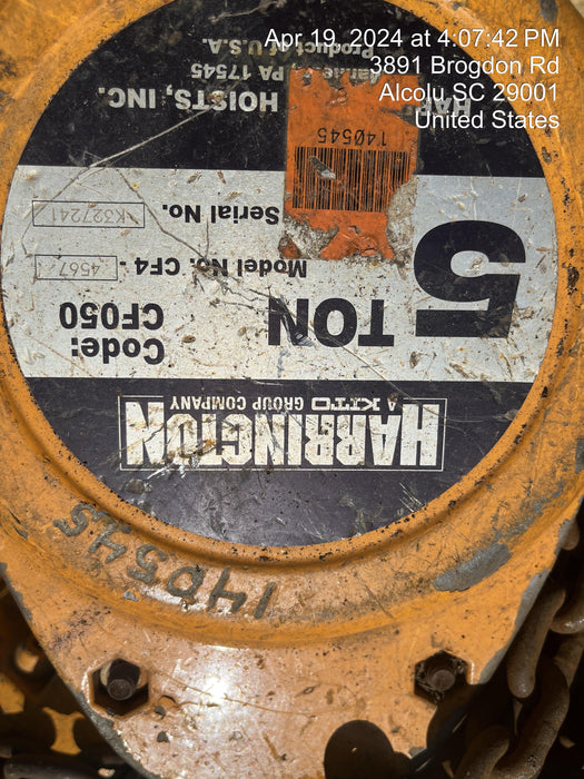 2021 HARRINGTON CF050-20