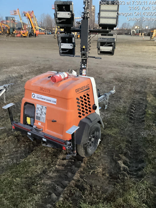 2023 Generac MLT2 Diesel, Flex Switch 120V Input, Powerzone Controller, 
(4) 320W LED Lights, 4kW Generator, 39.9 Gal Fuel Tank, 2" Ball, T3