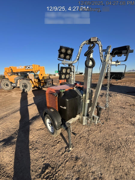2024 Wanco WLTT-4MM4K Diesel, Deep Sea Controller, Shore Power Plug, Auto Start, (4) 350W LED Floodlights, 4kW Generator, 60 Gal Fuel Tank, 2" Ball, T3