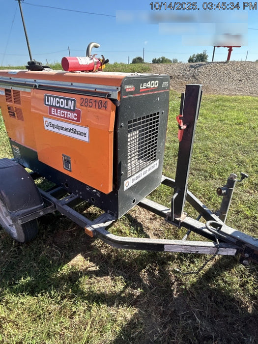 2022 Lincoln Electric LE400 Kubota V1505, Trlr, Cable Rack, Light Kit, ES Decals, T3