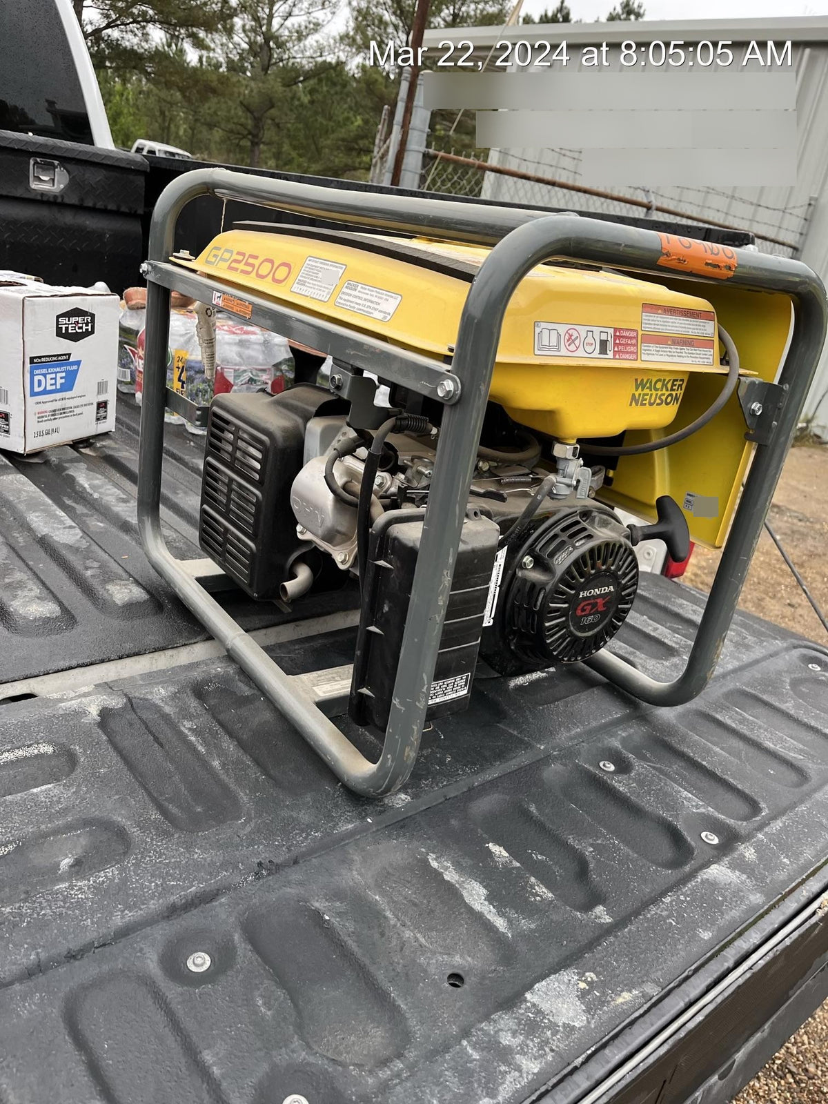 2020 WACKER NEUSON GP2500A