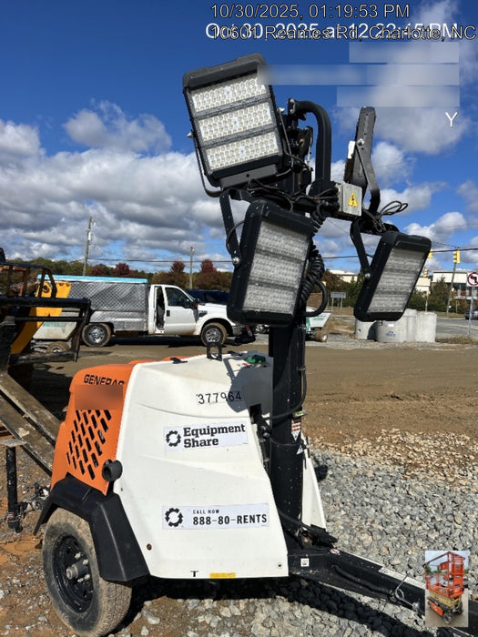 2023 Generac MLT2 Diesel, Flex Switch 120V Input, Powerzone Controller, 
(4) 320W LED Lights, 4kW Generator, 39.9 Gal Fuel Tank, 2" Ball, T3